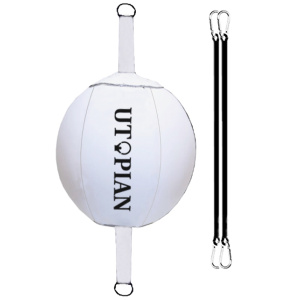 Utopian Double End Bag Leather - White