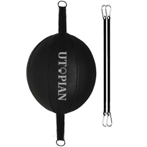 Utopian Double End Bag Leather - Black