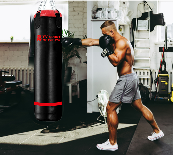 Muay Thai Punching Bag 60kg - Karate Kick Bag - Image 4