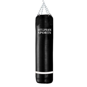 Muay Thai Punch Bag/Kick Bag Black and White