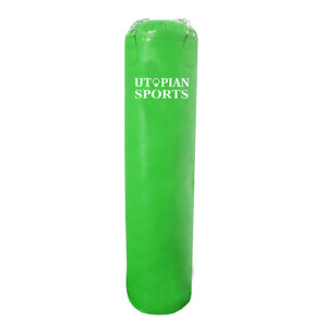 Muay Thai Long Punching Bag/Karate Kick Bag Green 155cm Height