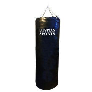 Muay Thai Long Punching Bag/Kick Bag Black 155cm Height