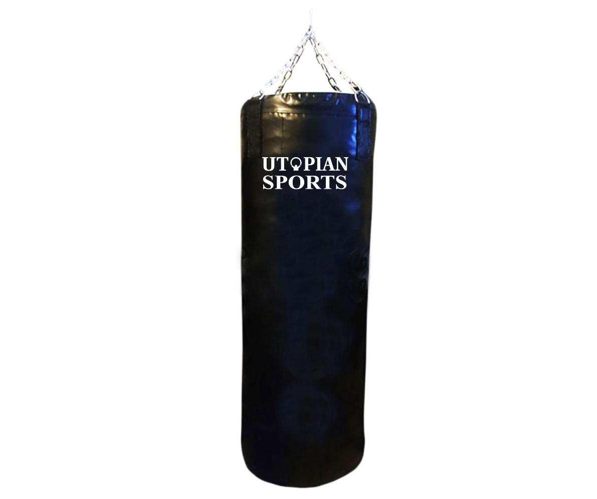 Muay Thai Long Punching Bag/Kick Bag Black 155cm Height