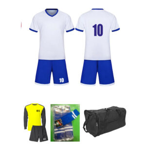 Soccer Kit 15 Set Adults - Blue and White