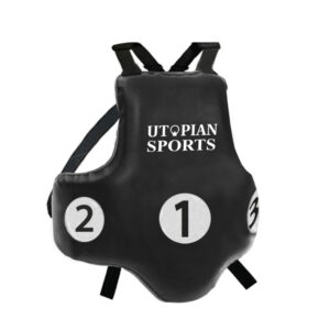 Leather Chest Guard Target Body Shield MMA Chest Guard