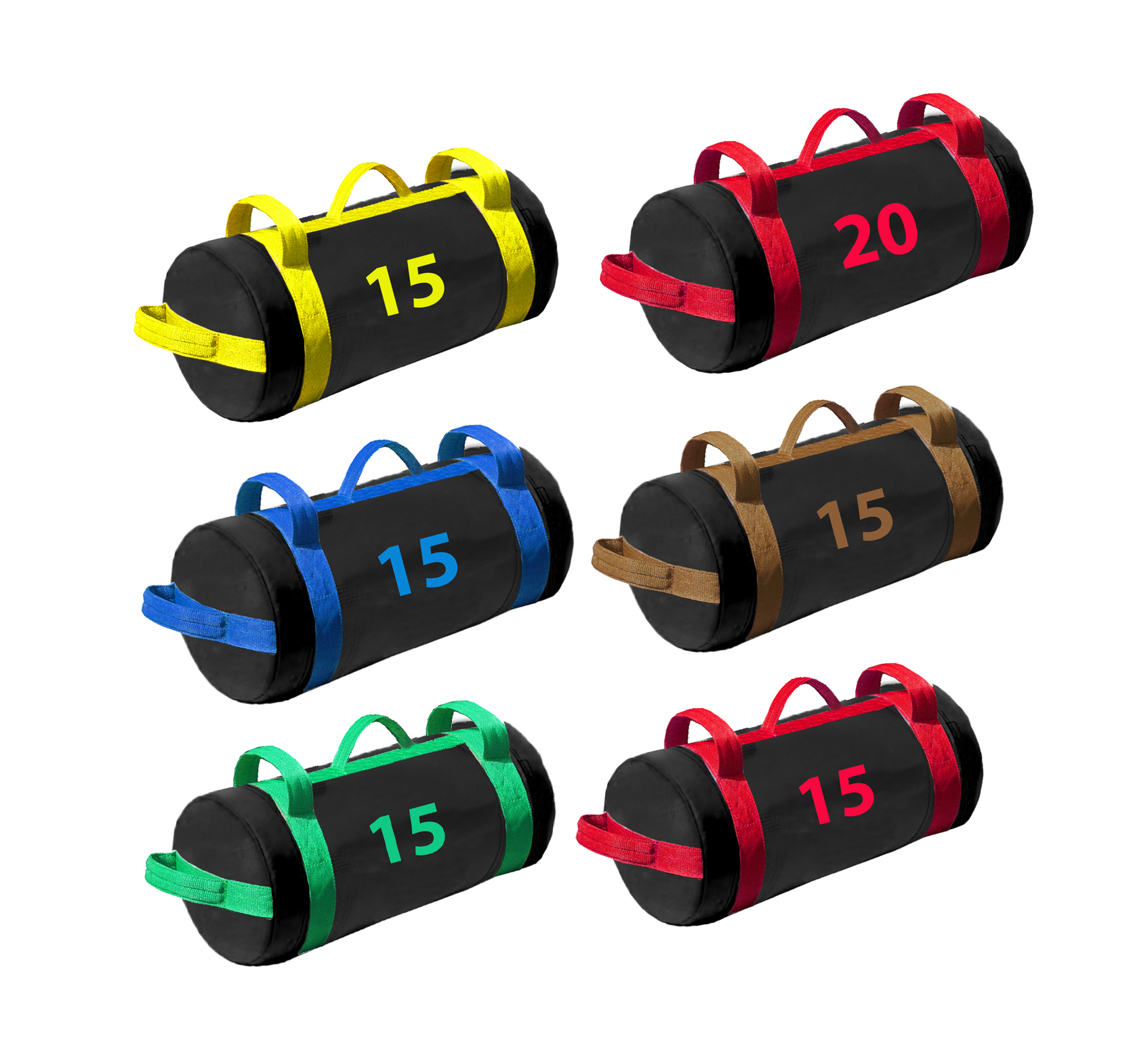 Black Sand Bag/Core Bag With Red Webbing Handles - Image 5