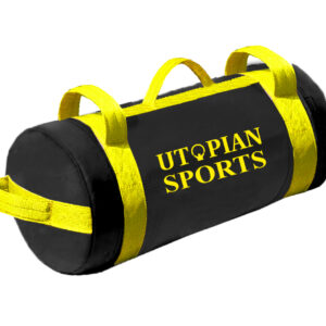 Black Sand Bag/Core Bag With Yellow Webbing Handles